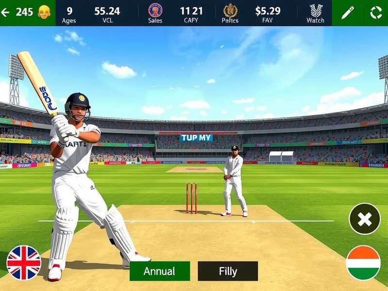 Premier Cricket Elite Batting Interface